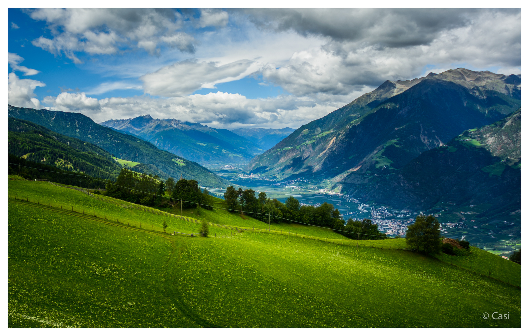 Blick von Aschbach (Südtirol)