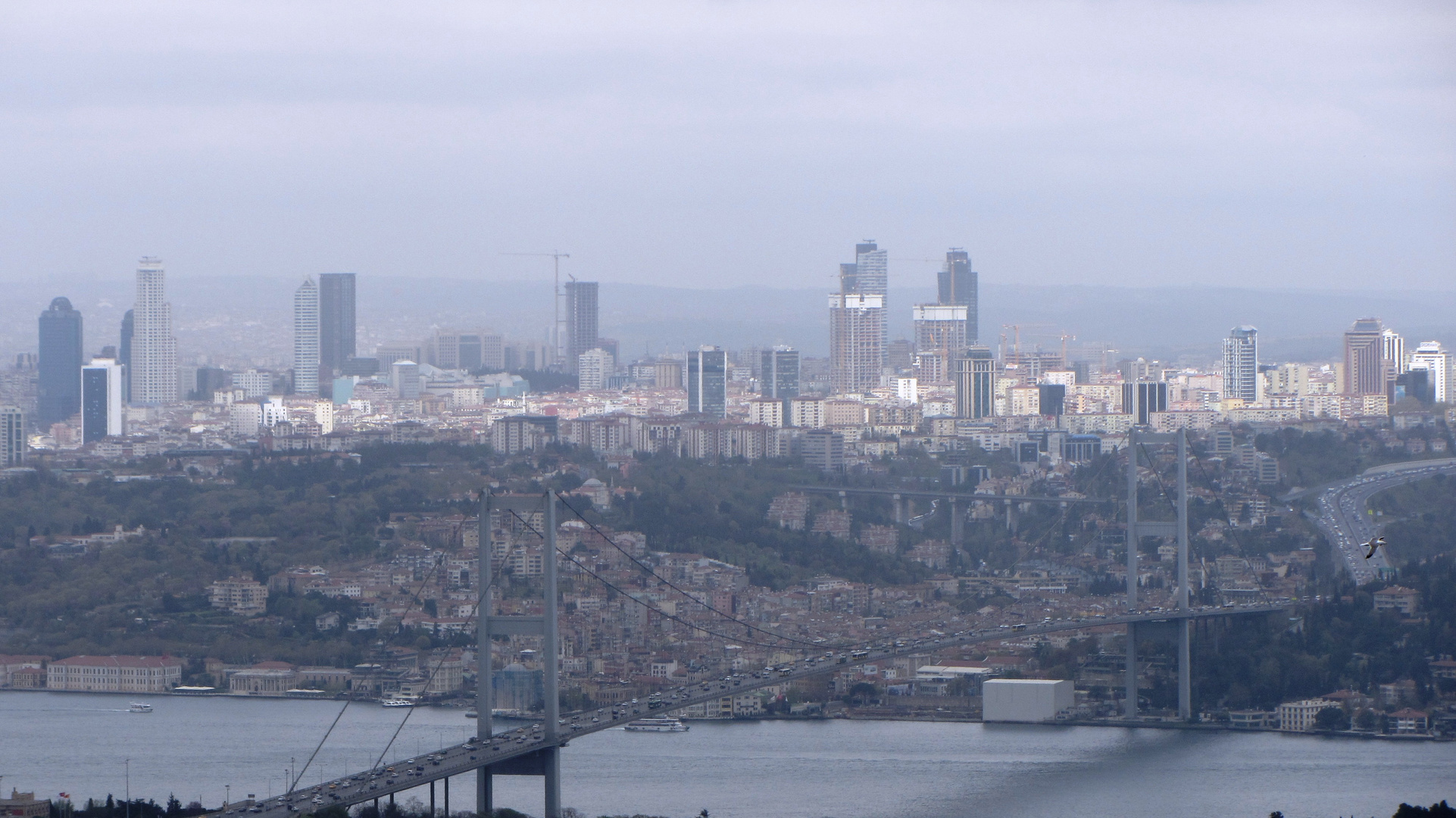 Blick von Asien nach Europa