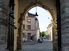 Blick von aussen in die Vorstadt