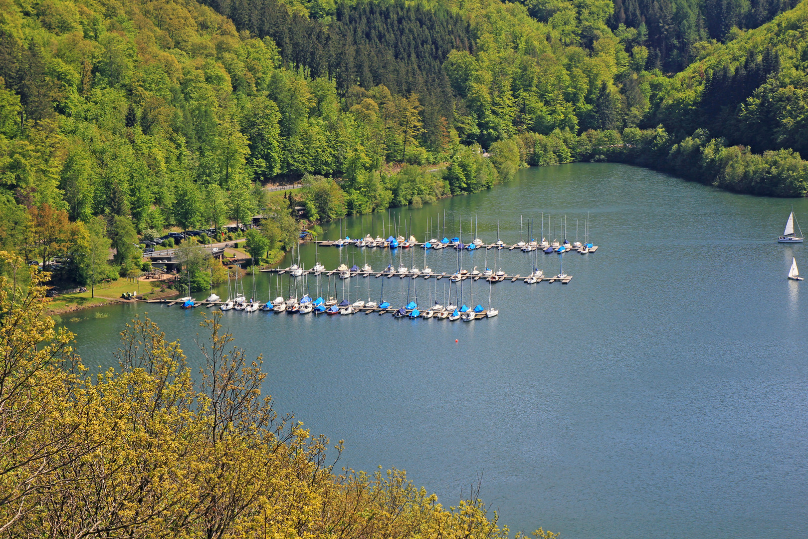 Blick von Aussichtsplattform Biggeblick bei Attendorn 1