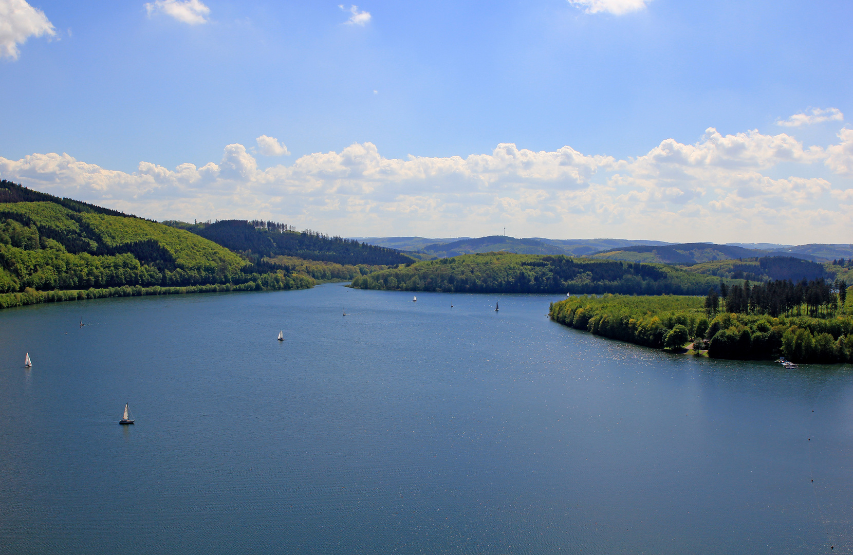 Blick von Aussichtsplattform Biggeblick bei Attendorn 2