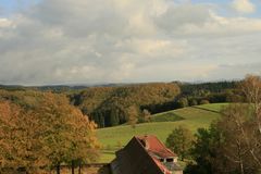 Blick von Aussichtsturm der Endlerkuppe....