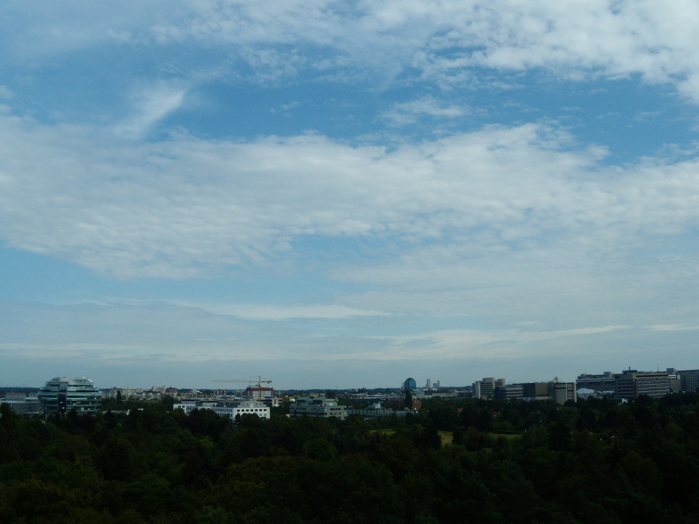 Blick von Aussichtturm Waldstation Hannover 1