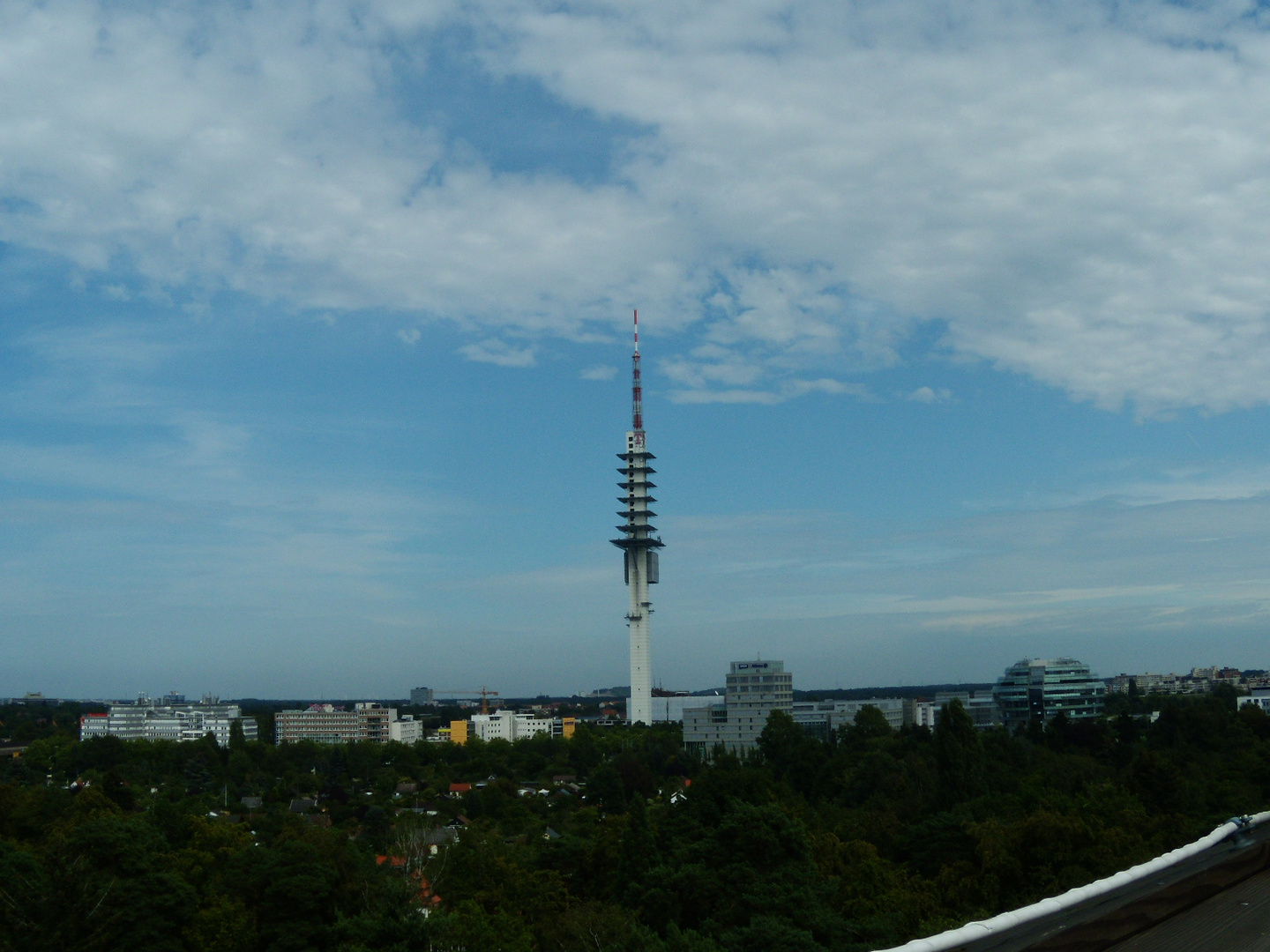 Blick von Aussichtturm Waldstation Hannover 2