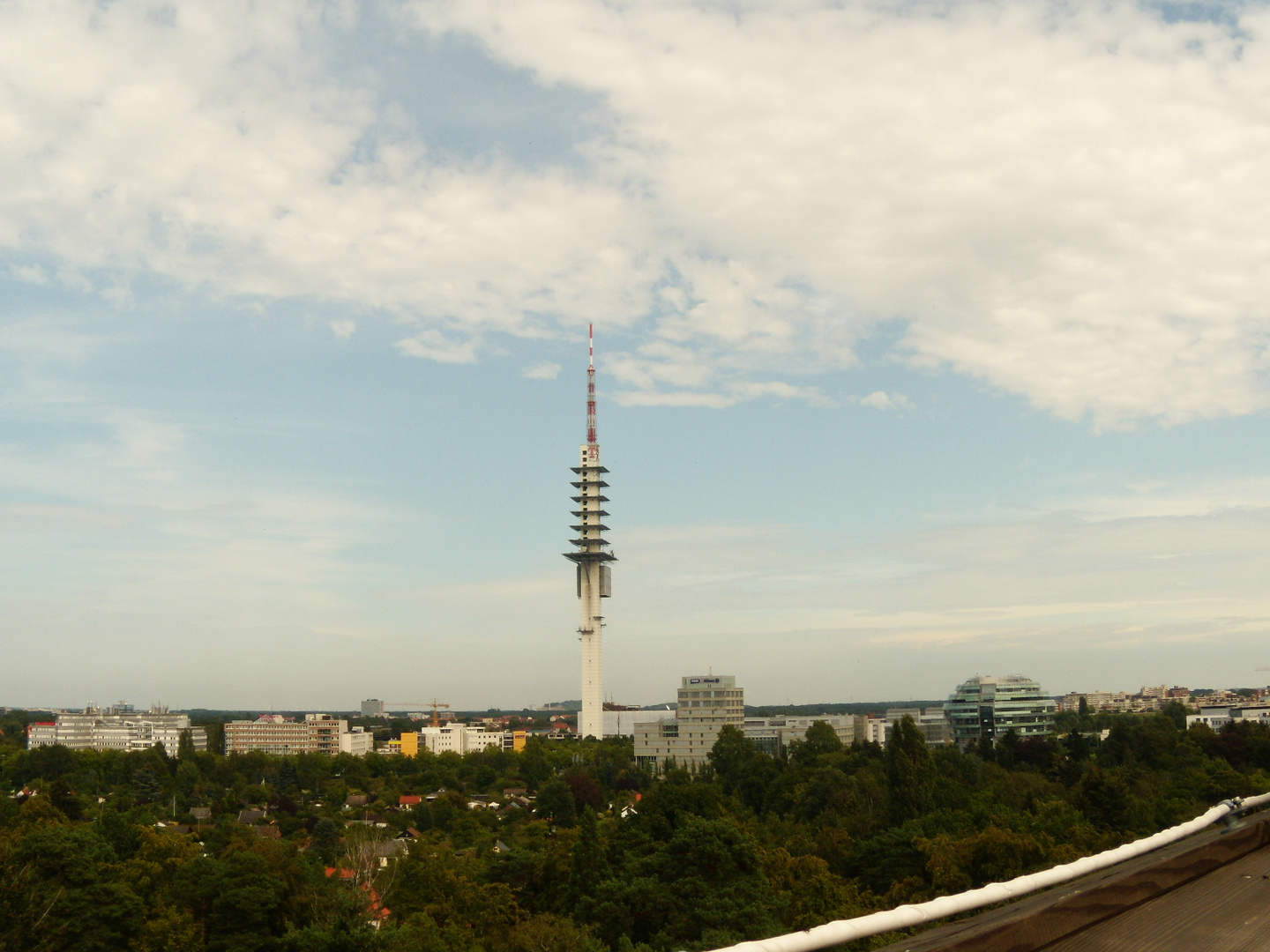 Blick von Aussichtturm Waldstation Hannover 3