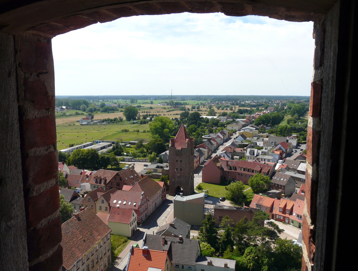 Blick von Barther Kirche