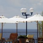 Blick von Beachclub auf Mallorca