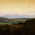 Blick von Beiersdorf bei Oppach Richtung Polen