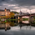 Blick von Bernkastel auf Kues an der Mosel