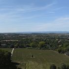 Blick von Béziers Richtung Westen. Vue depuis Béziers en direction ouest.