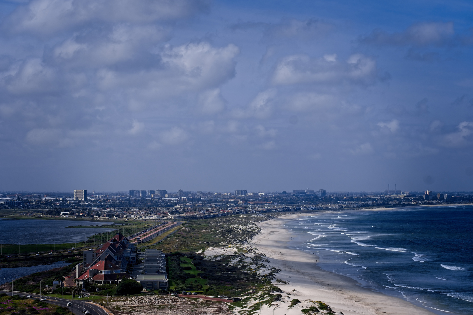 Blick von Blouberg Strand