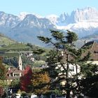 Blick von Bozen auf den Rosengarten