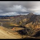 Blick von Brennisteinsalda nach Landmannalaugar