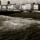 Blick von Brighton Pier auf die Stadt