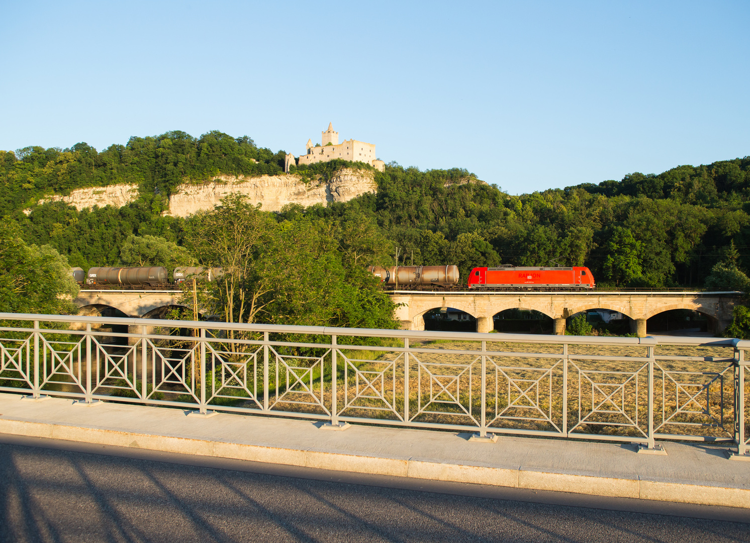 Blick von Brücke zu Brücke