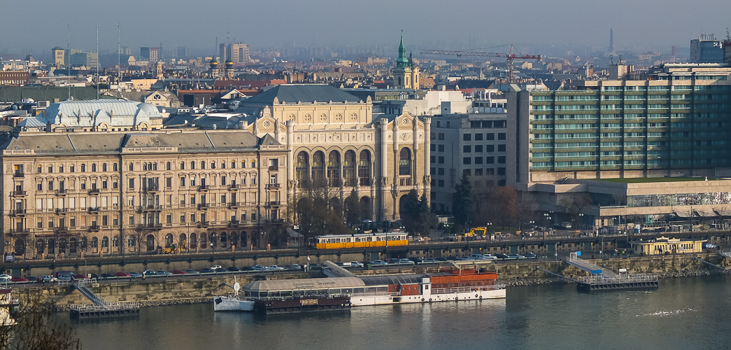 Blick von Buda auf Pest