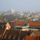 Blick von Burg auf die Stadt