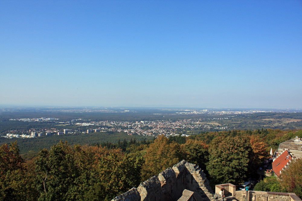 Blick von Burg Frankenstein