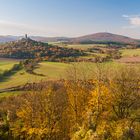 Blick von Burg Gleiberg im Herbst