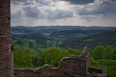 Blick von Burg Hanstein