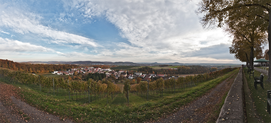 Blick von Burg Stettenfels