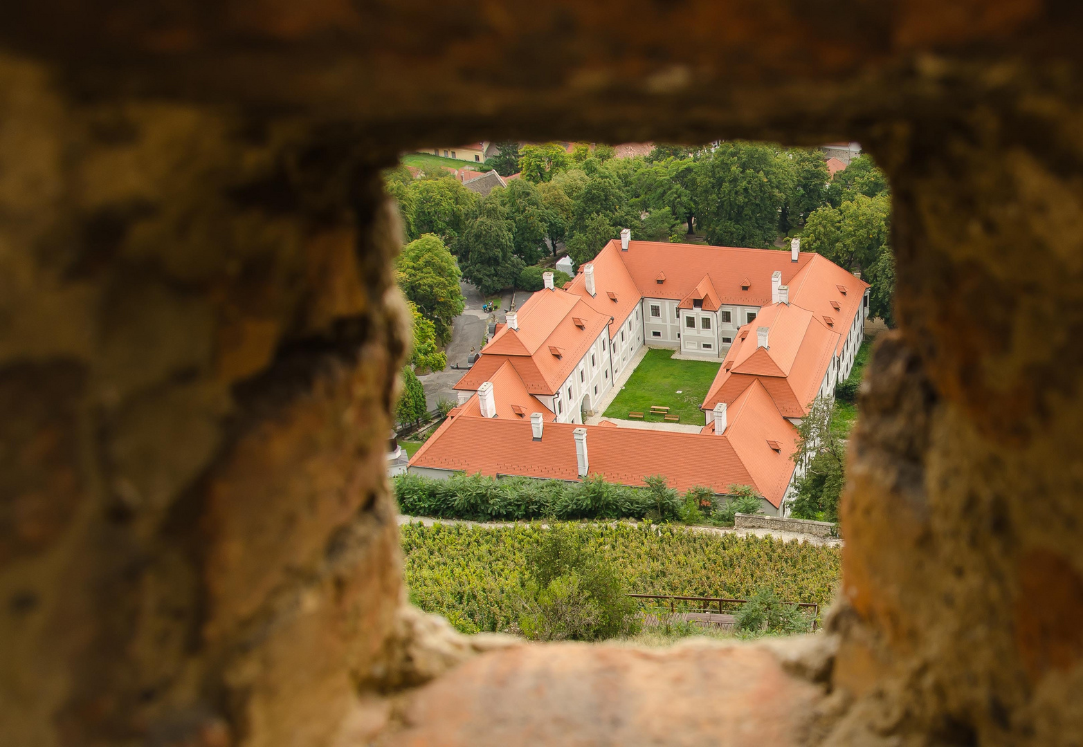 Blick von Burg Sümeg