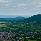 Blick von Burgruine Reußenstein auf der Alb