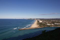 Blick von Burleigh Heads National Park Richtung Coolangatta