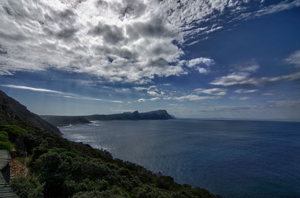 Blick von Cape Point zur False Bay / Südafrika
