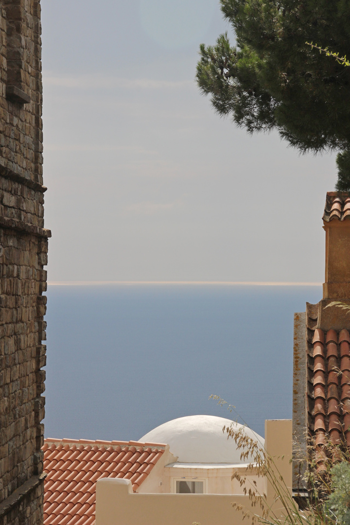 Blick von Castellabate aufs Meer