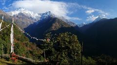 Blick von Chomrong Richtung Annapurna South