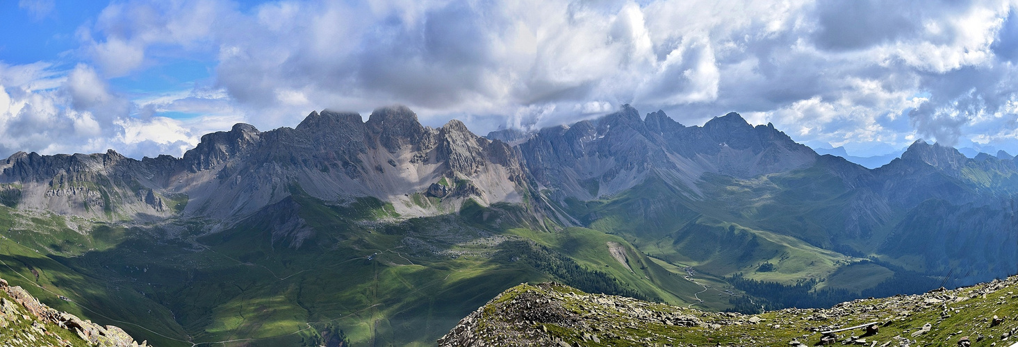 Blick von Col Margherita nach Norden