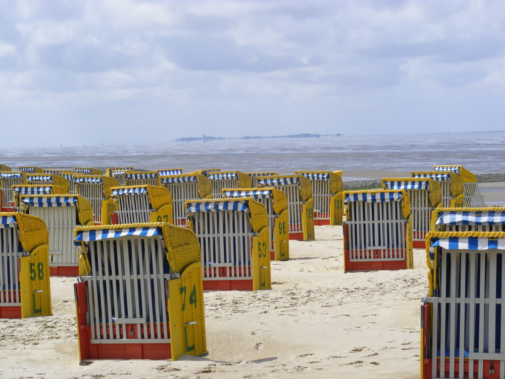 Blick von Cuxhaven nach Neuwerk