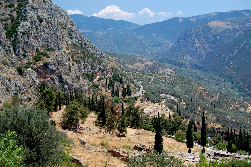 Blick von Delphi
