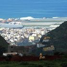 Blick von den Bergen auf Las Palmas