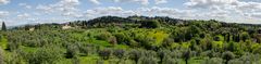 Blick von den Boboli Gärten auf die Toskanische Landschaft, Firenze