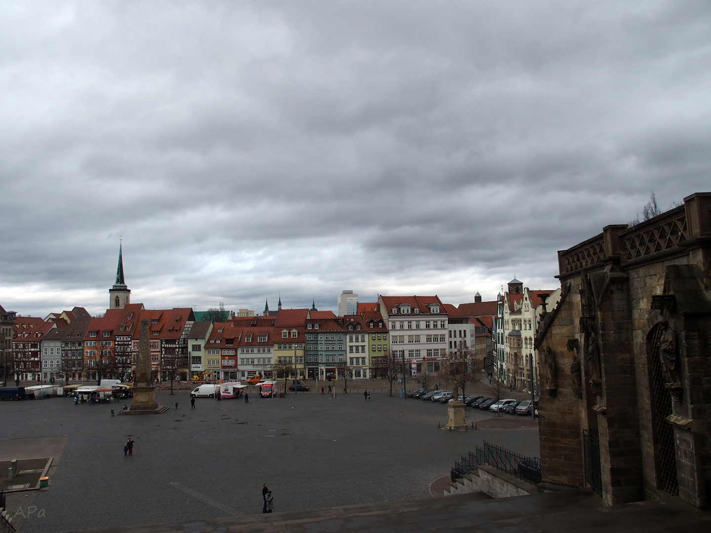 Blick von den Domtreppen