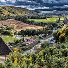 Blick von den Dornburger Schlössern ins Saaletal