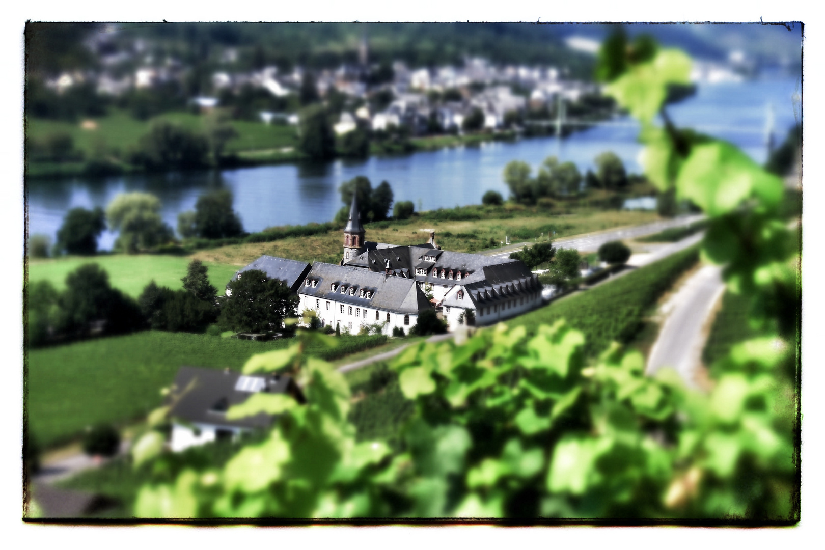 Blick von den Graacher Schanzen an der Mosel