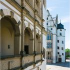 Blick von den Loggien des Schlosses Hobeck in Leitzkau