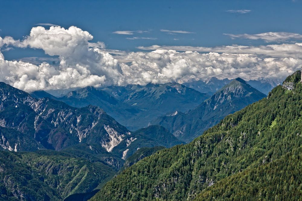 Blick von den Montasch - Almen