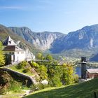 Blick von den Salzwelten ins Tal