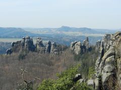 Blick von den Schrammsteinen