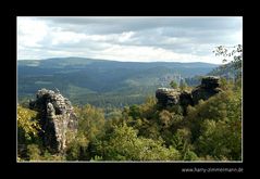 Blick von den Schrammsteinen