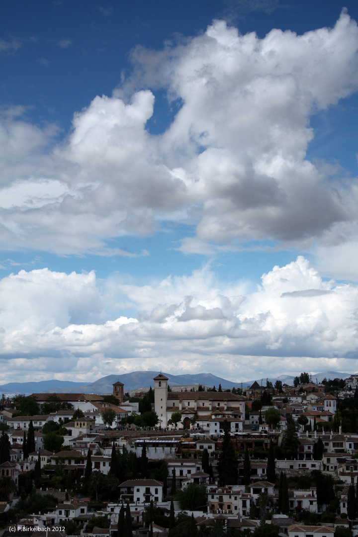 Blick von der Alhambra/Granada