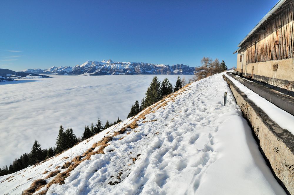 Blick von der Alpe Bargella ...