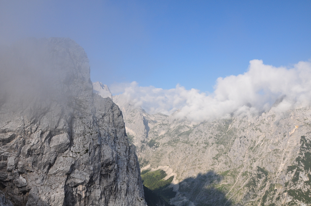 Blick von der Alpspitze ...