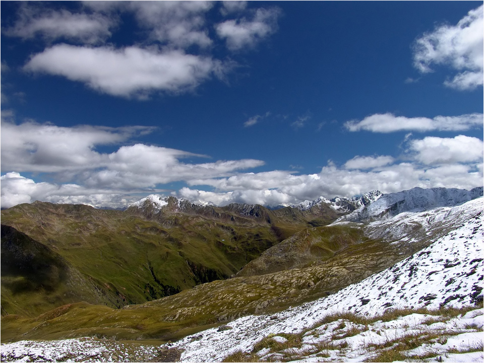 Blick von der Arntlaler Lenke 2658m nach Osten