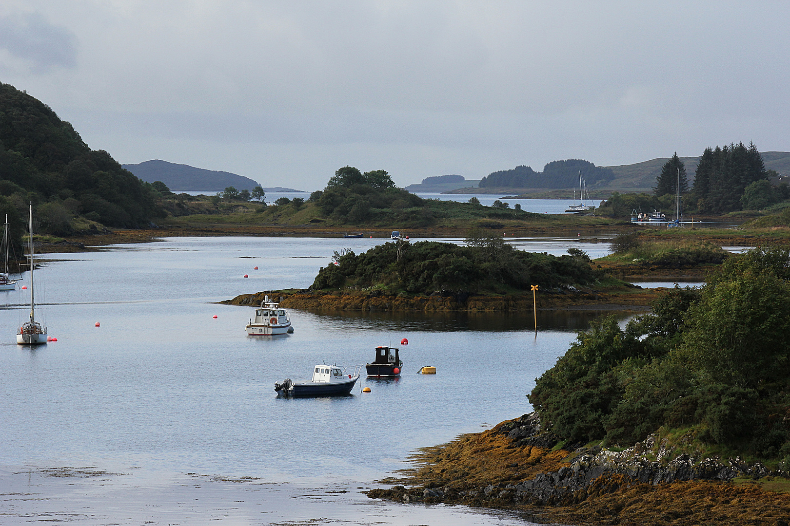 Blick von der Atlantic-Bridge b. Easdale