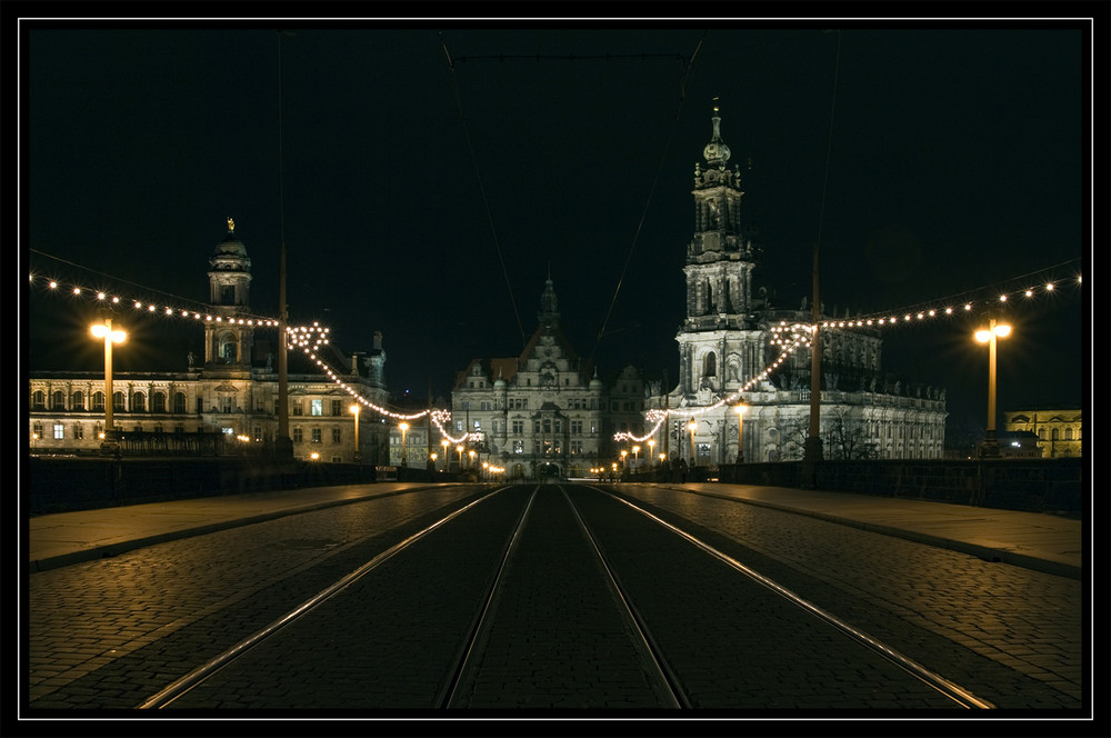 Blick von der Augustusbrücke